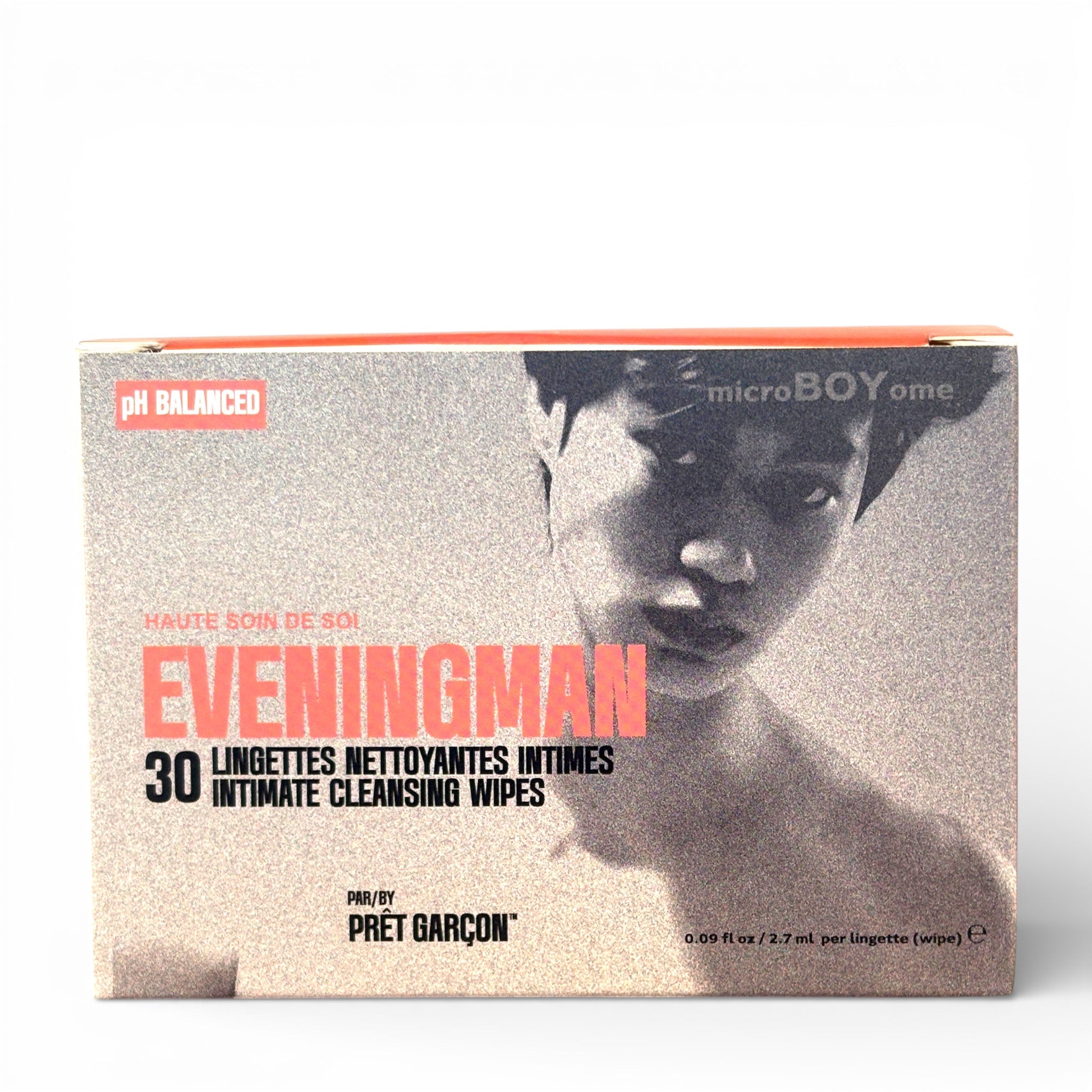 EVENINGMAN by Pret Garcon - Premium Intimate Cleansing Wipes for Men - 30 Count